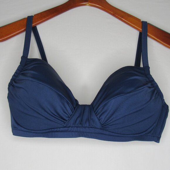 J. Crew Blue Bikini Top Women's S Small - Picture 6 of 9